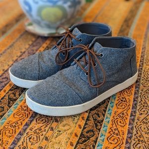 Tom's Wool Chukka Lace Up Shoes